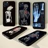 Чехол для iPhone 13 с радиологическими органами человека, скелетом, черепом, для iphone 11 12 13 Mini Pro Max X XS 7 8 Plus XR SE2020, чехол