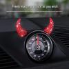 Наклейка на приборную панель BMW MINI Cooper со стразами в виде рожек дьявола