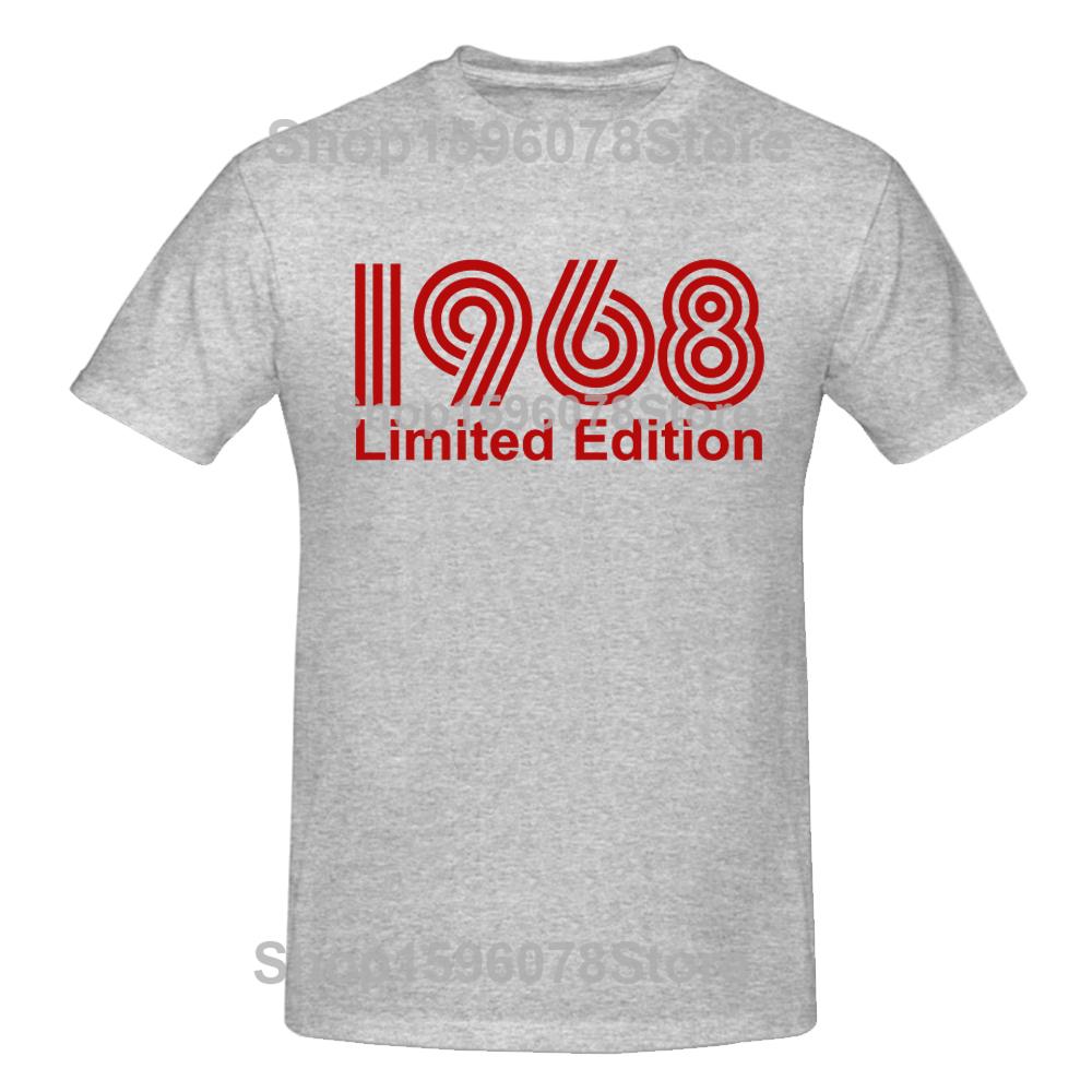 Novelty Awesome 1968 Limited Edition T Shirts Graphic Cotton Streetwear Short Sleeve Birthday Gifts Summer Style T-shirt Men
