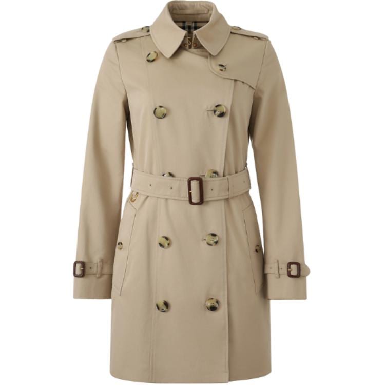 Burberry Двубортный тренч с поясом 80794081