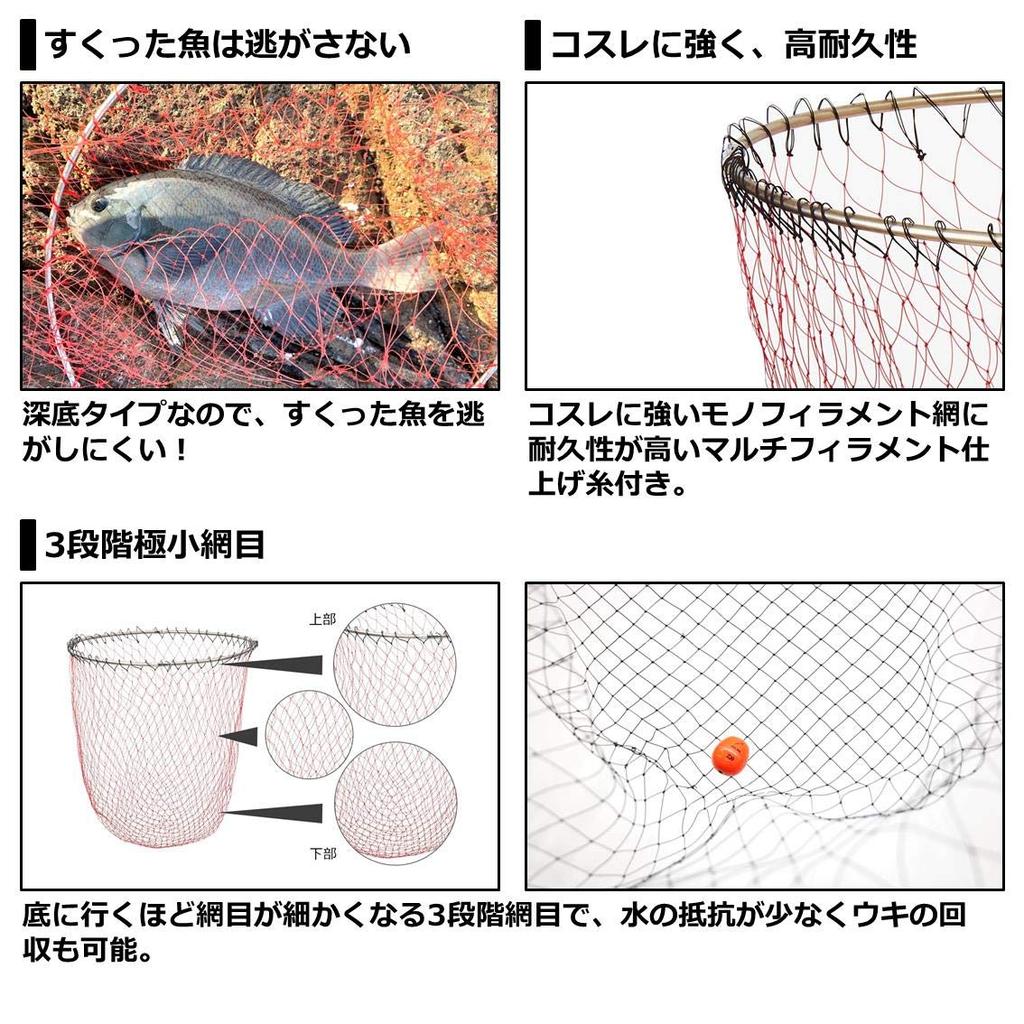 DAIWA Isokae Net Deep Bottom 45 Черный