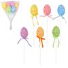 6Pcs/set Colorful Painting Easter Egg Tree Branch Foam Revival Egg Decoration  for Easter Decoration