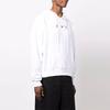 Off-White Акриловая толстовка с капюшоном Arrow Over, белые/фуксия, мужские топы OMBB037F21FLE0150132