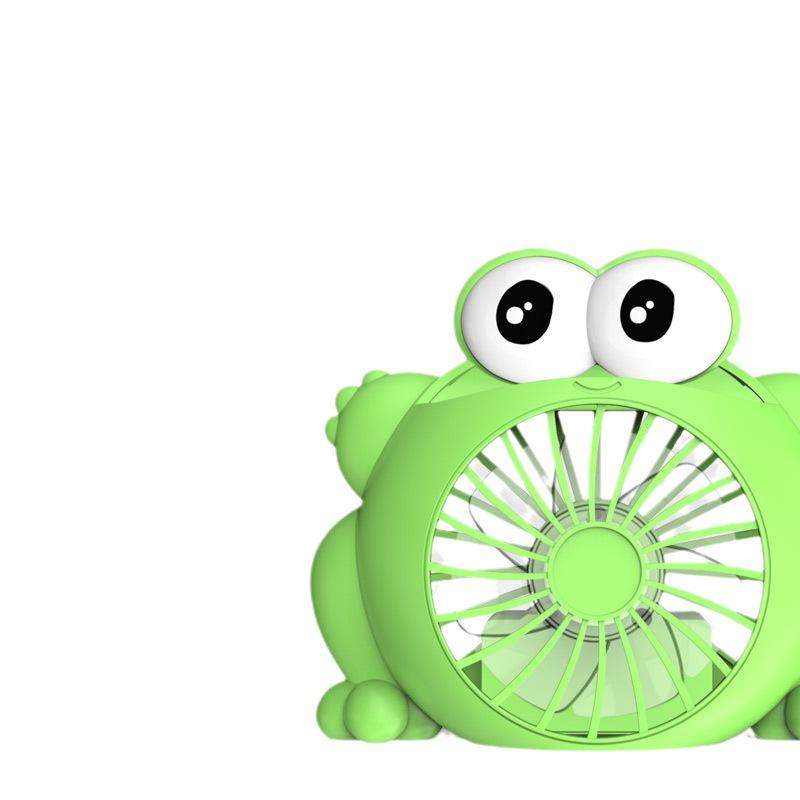 USB Rechargeable Mini Frog Fan for Desktops & Dorms