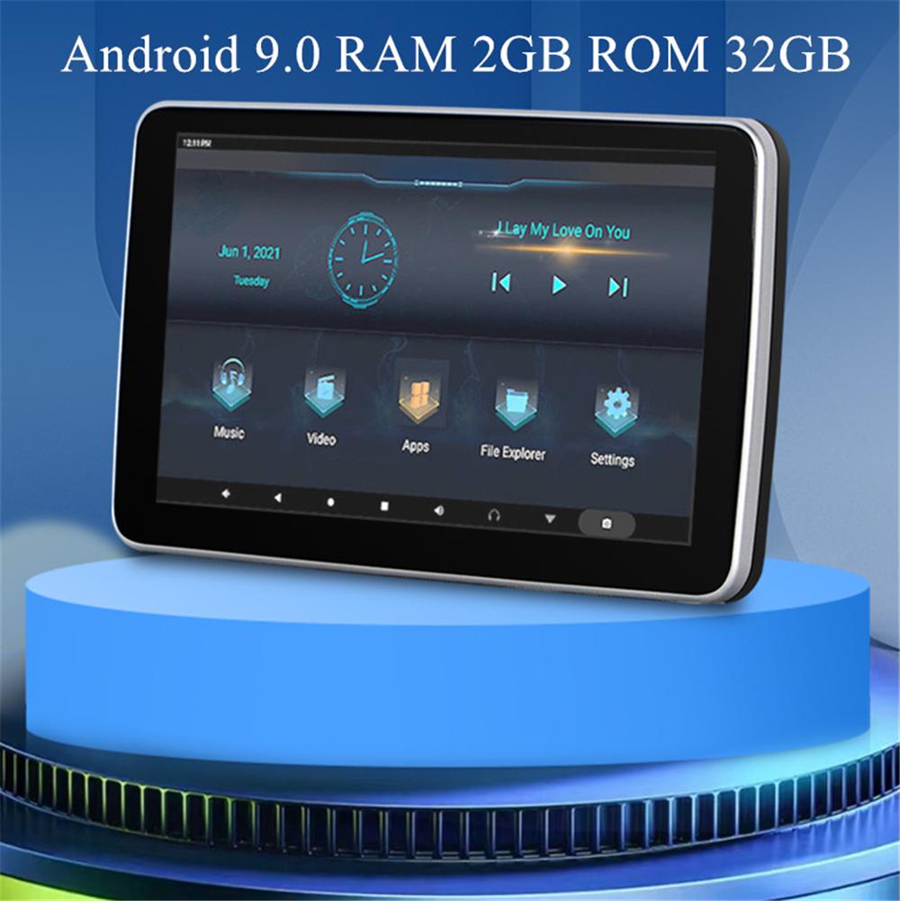 10.1" Android 2+32 ГБ Монитор подголовника автомобиля Планшет для заднего сиденья WiFi BT Видеоплеер