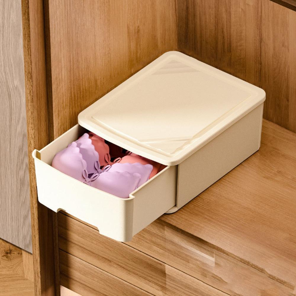Коробка для хранения нижнего белья выдвижного типа, пластиковый органайзер для одежды, коробка для хранения носков, разделитель для гардероба