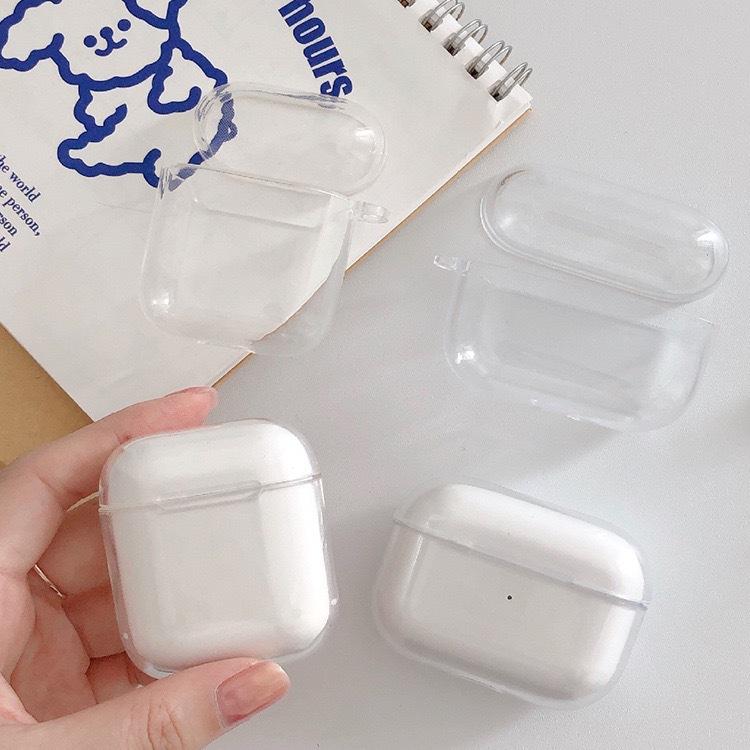 Креативный акриловый чехол для Bluetooth-наушников Airpods 1/2 поколения Простой прозрачный чехол для Airpods Pro 3 поколения