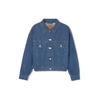 Levis SS22 Solid Color Single-Breasted Loose Denim Jacket Women Jackets Blue A1978-0000