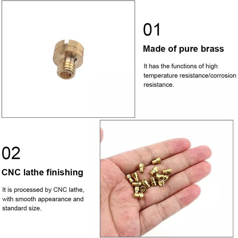 10 шт. Главный жиклер M6 6 мм #50-182 Для карбюратора Dellorto PHNL/PHVA/PHBH/PHBL/PHBN/PHVB/PHBG Жиклер инжектора