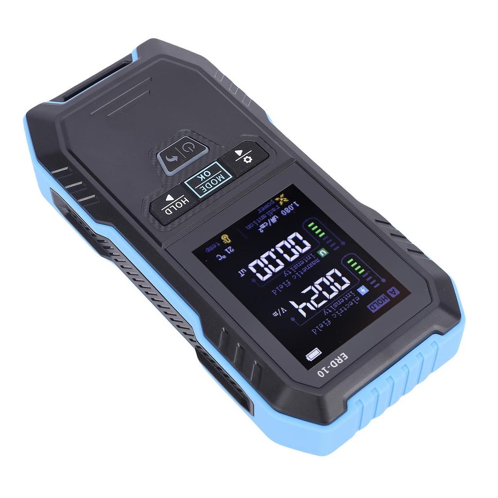 Измеритель электромагнитного поля 4 в 1 Детектор электрического магнитного поля радиочастотного излучения температуры EF MF RF-метр с