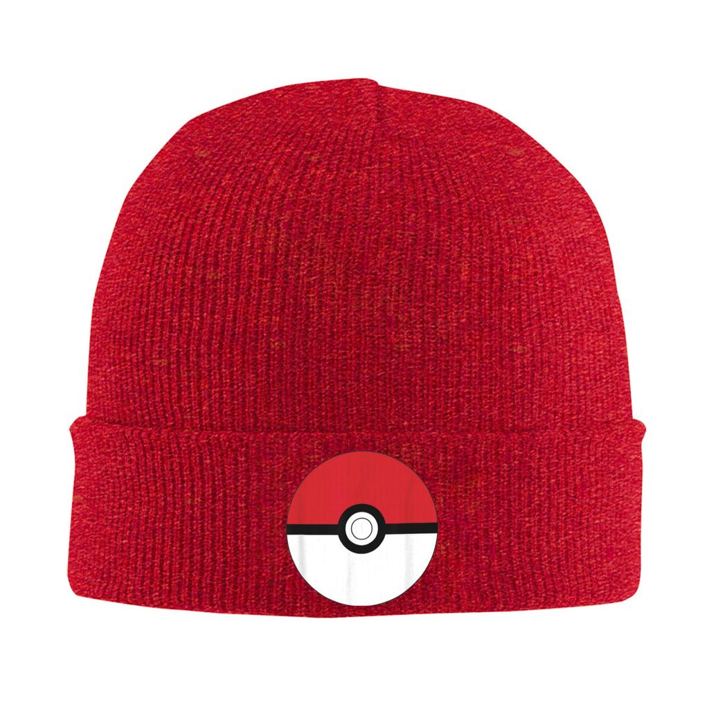 Cute Ball Pokemon Pikachu Anime Knitted Hat Beanies Winter Hats Warm Unisex New Caps for Unisex Women Gift