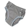 Adult Cloth Diaper Washable Leakproof Extra Absorbency Pure Cotton Adult Incontinence Cloth Diaper Grey M