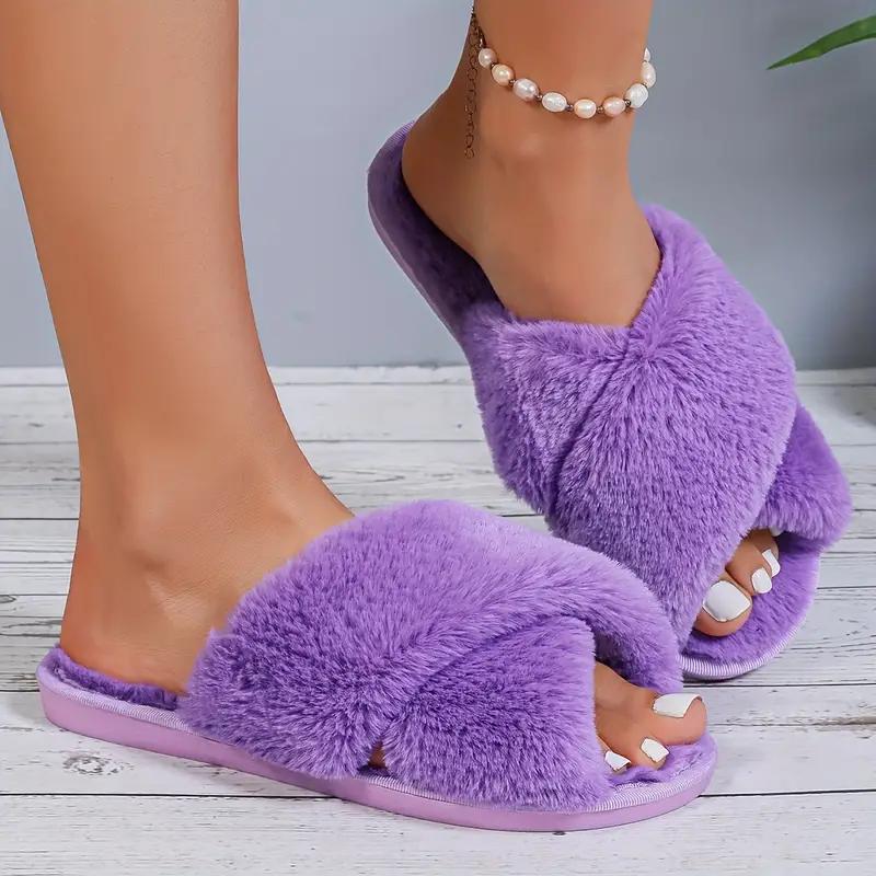 Новый модный дизайн, женские зимние домашние меховые тапочки, домашние шлепанцы из пушистого искусственного меха, модные домашние туфли на плоской подошве, женские шлепанцы