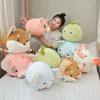 Animal Sweet Fat Fat Dinosaur Pig Shiba Inu Dog Plush Toy Soft Cartoon Elephant Stuffed Doll Baby Pillow Gift 35/45cm