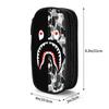 Bape Shark Camo Big Capacity Pencil Case, Large Storage Pencil Pouch Pen Case Bag with Zipper, Pencil Case for School College Student Office Supplies