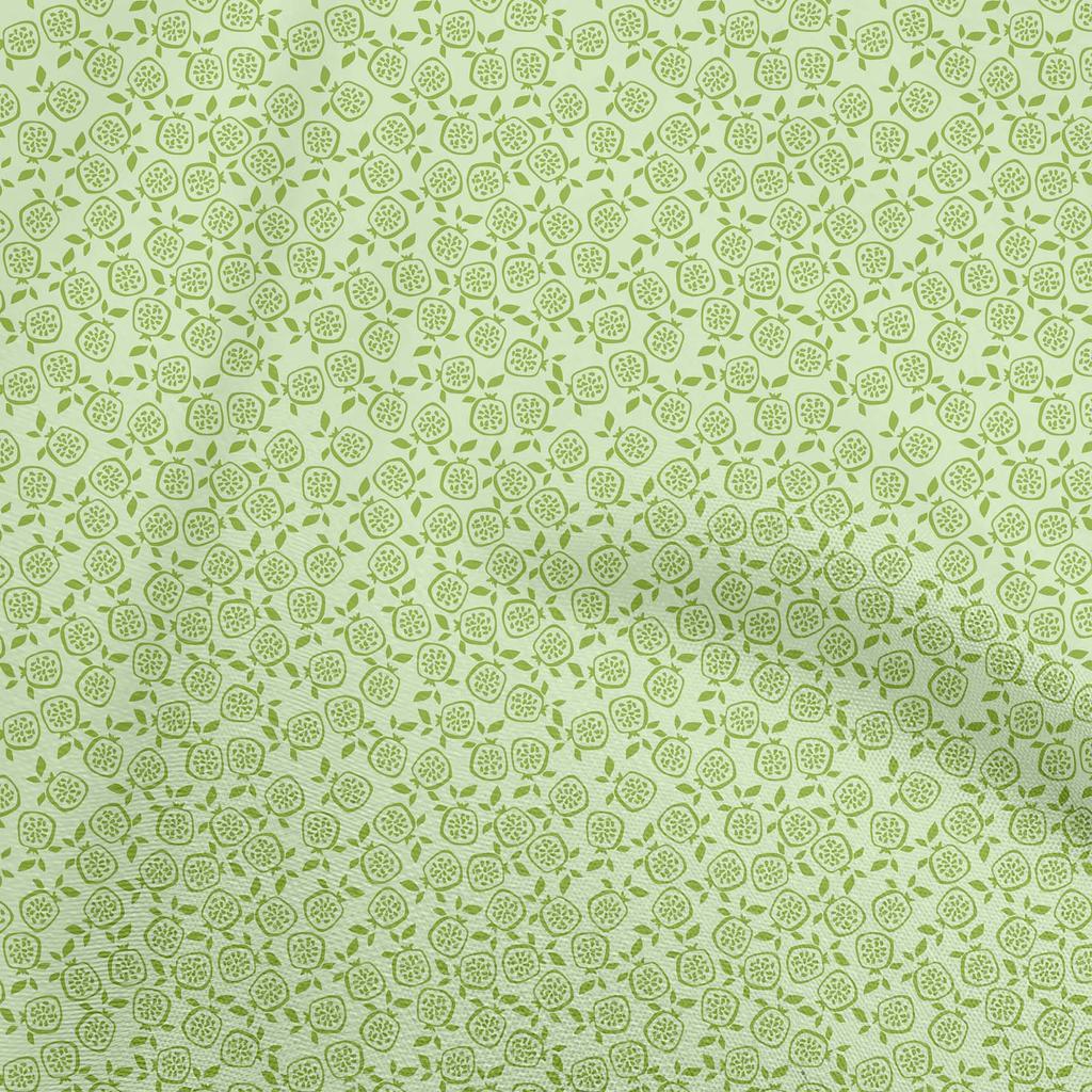 oneOone Cotton Flex Lapis Blue Fabric Fruits Pomogranate Craft Projects Decor Fabric Printed By The Yard 40 Inch