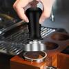 Classic Series Espresso Press with Constant Pressure, Stainless Steel Ripple Base, Professional Kitchen Tamper for Espresso, Barista Accessories