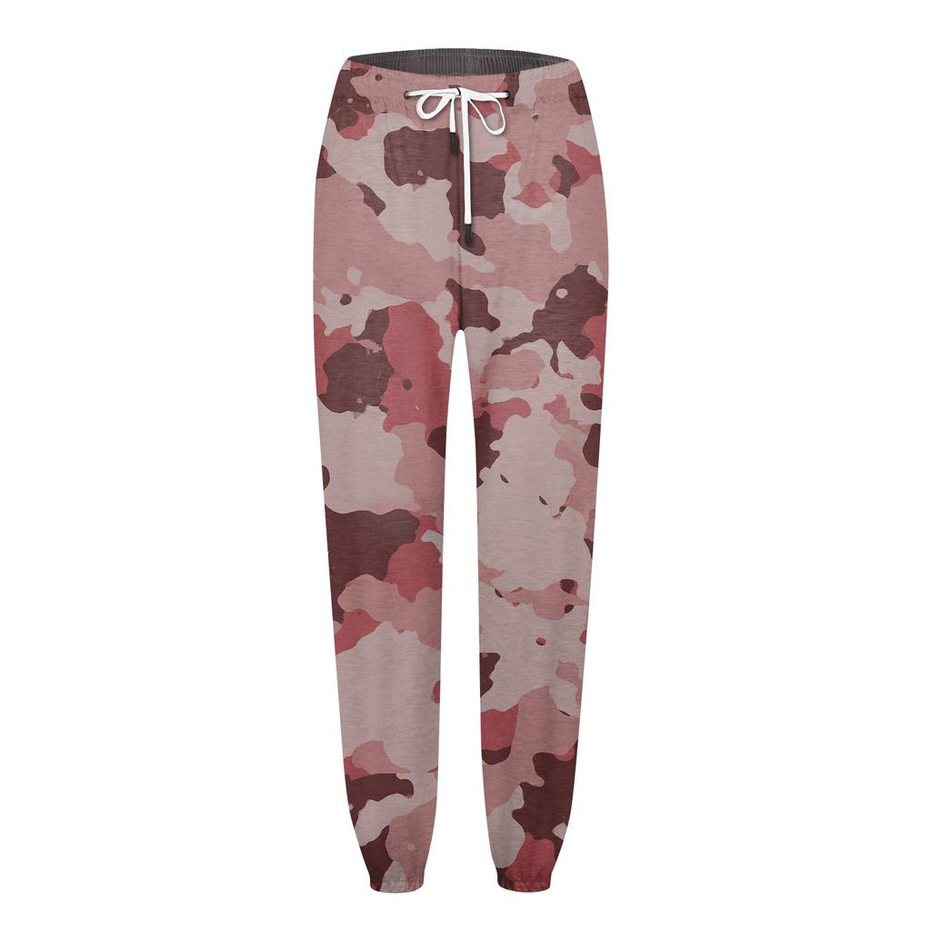 Women's Casual Fashion Sweatpants  Print Casual Pants