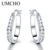 Chic Zircon Circle Earrings for Women Round Zircon Earrings For Wome Charm Jewelry