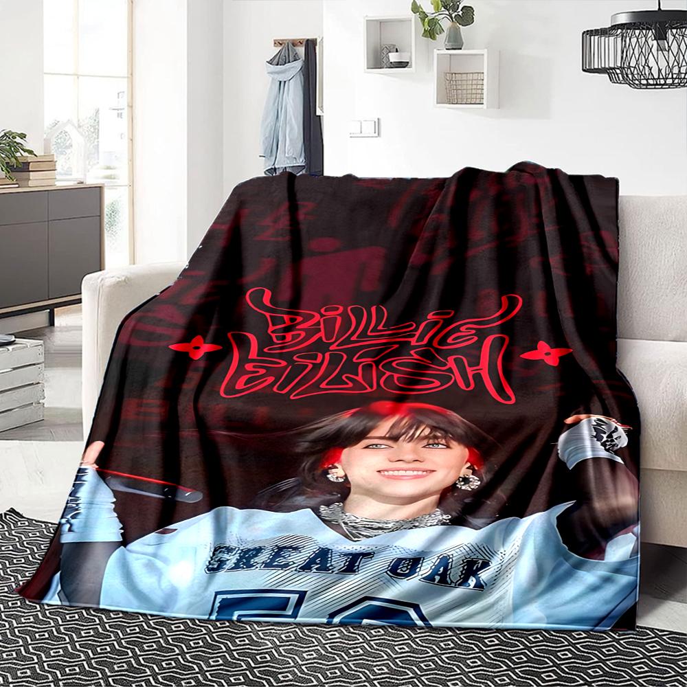 Billie Eilish Performance Blanket Soft Throw Blanket For Home Bedroom Bed Sofa Travel Office Solid Christmas Blanket