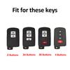 2 3 4 Кнопки Серебристый Край ТПУ для Toyota Camry RAV4 Avalon Auris Автомобильный Чехол Брелок Бесключевой Держатель Чехол для Смарт-Ключа Сумка Держатель Защитник
