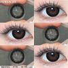 FUNSACHY 1 пара больших черных контактных линз для макияжа глаз, мягкие линзы, модная косметика, годовые натуральные цветные линзы для глаз, коричневые серые линзы