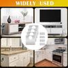 Thickened Cabinet Door Hinge Installation Plate Cupboard Door Hinge Mounting Plate  Household Tools