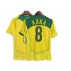 Vintage jersey 0607AC Milan No. 22 Kaka national team Brazil France Portugal short-sleeved home and away jersey