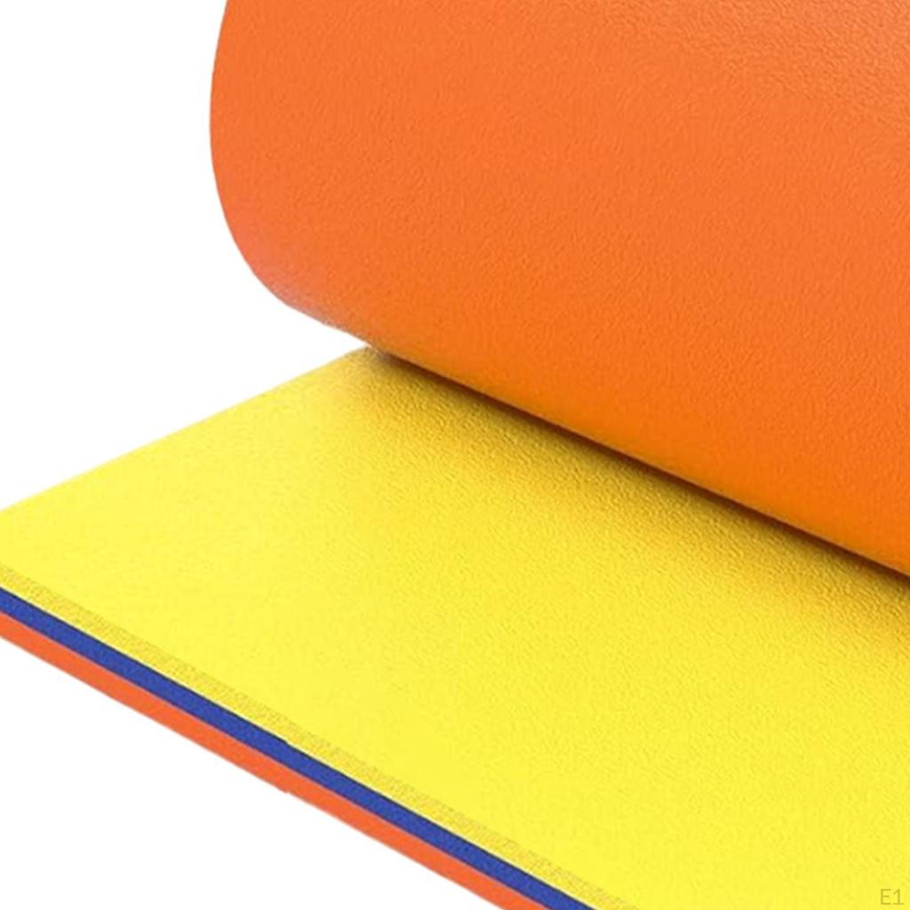 Коврик для воды с плавающей запятой, 3-слойный свернутый матрас для плота, дрейфующего матраса для наружного использования