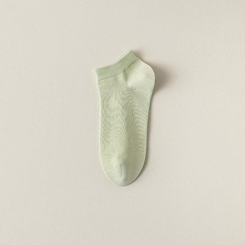 Весна и лето, четыре сезона, женские простые, модные и милые однотонные носки Morandi с низкой посадкой и удобными носками