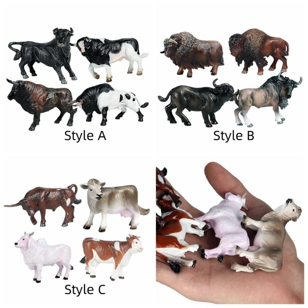 Реалистичная фигурка крупного рогатого скота, фигурка фермерского животного, фигурка крупного рогатого скота, подарок на день рождения, модель молочной коровы, детская игрушка