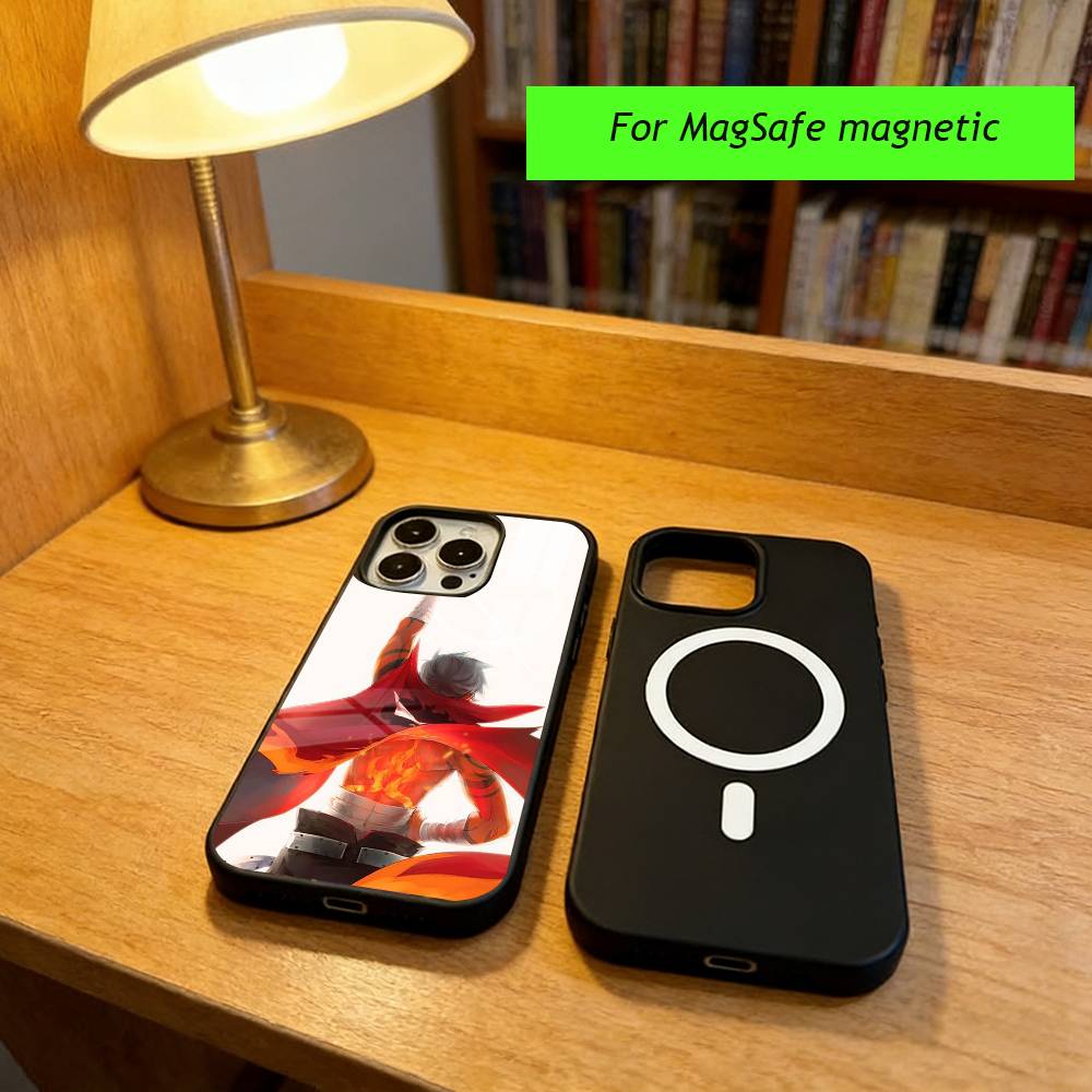 Anime G-Gurren L-Lagann Phone Case For iPhone17,16,15,14,13,12,11 Plus,Pro Magnetic with Magsafe Wireless Charging