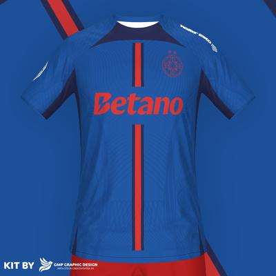 Новый стиль 2025 Прибытие FCSB Гостевая Домашняя Футбольная Джерси Мужская Женская Повседневная Уличная Спортивная Футболка Дышащая Футболка 3D Модный Топ