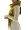Filomo Cashmere from 18 Colors for Christmas Gifts or 100% Stole/Scarf, Large, Women's [Choose Yourself] (Mustard)