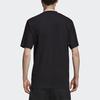 Adidas Originals Trefoil Logo Print Round Neck Short Sleeve T-Shirt Men Tops Black DH2248