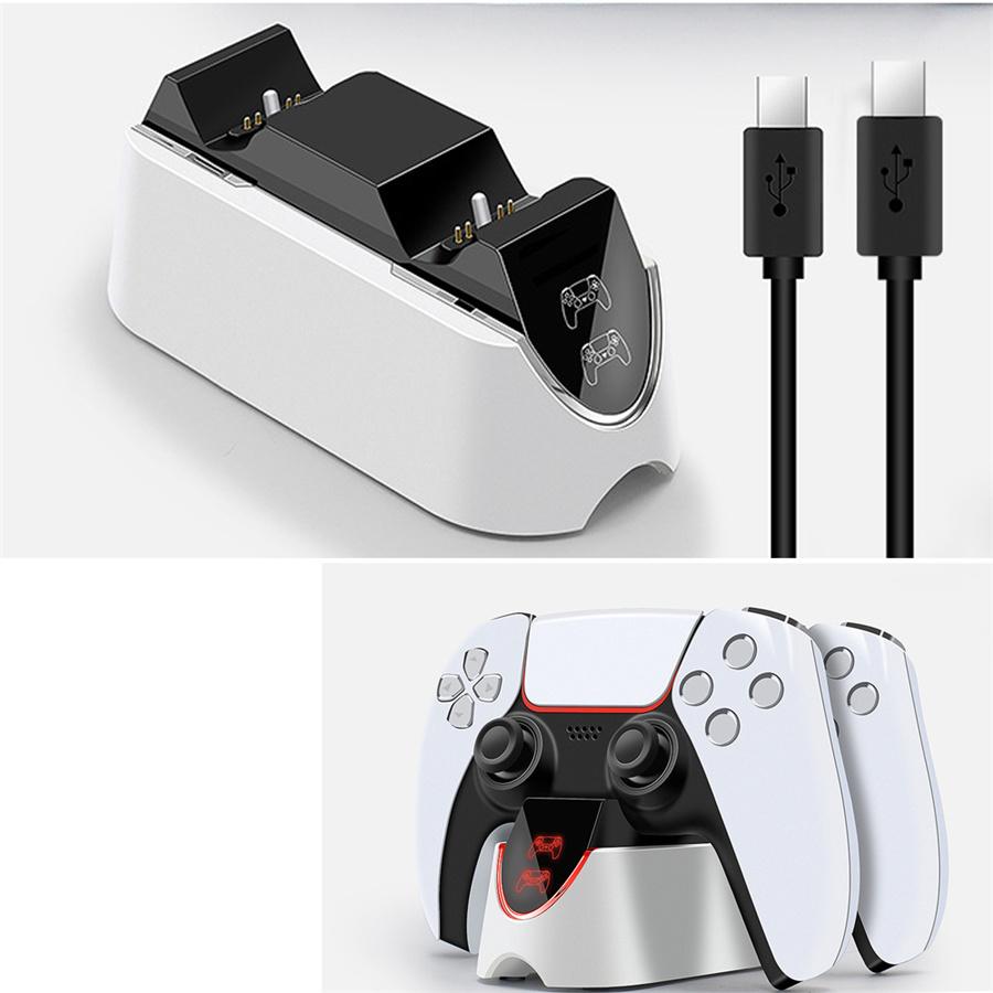 Game Handle Charger Handle Fast Charge Double Charge For PS5 Game Handle Charging Station
