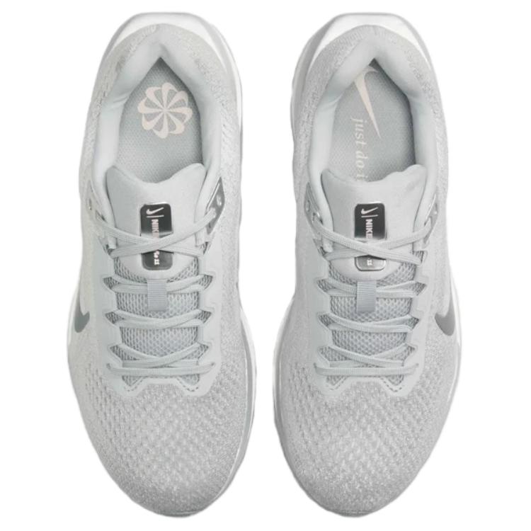 Nike Кроссовки женские Air Winflo 11 Light Smoke Metallic Pewter Серые Светло-серо-дымчатые Эхо-розовые FJ9510-005