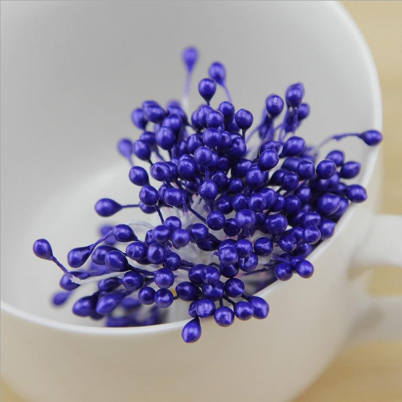Mini Stamen Handmade Artificial Flowers Wedding Home Decoration DIY Christmas Scrapbook Accessories
