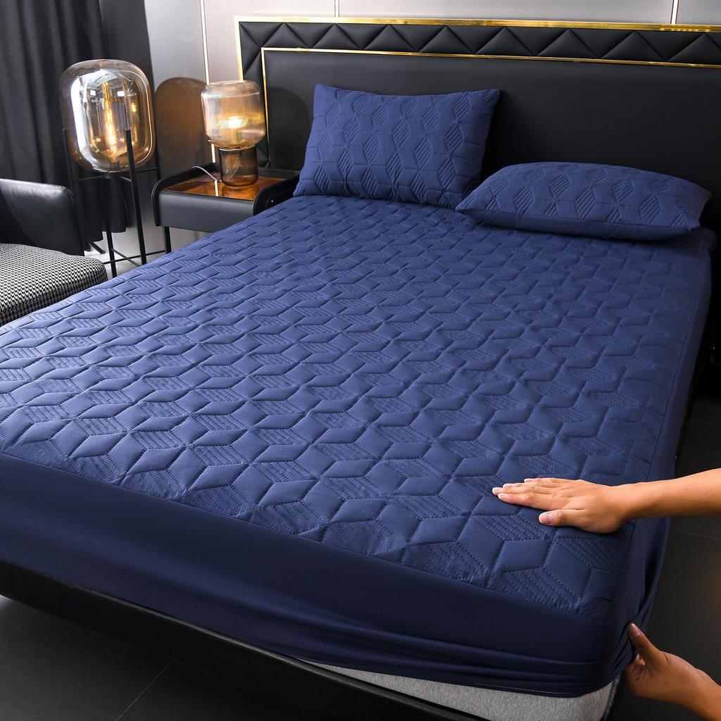 Стеганый водонепроницаемый натяжной простыня-защита для матраса