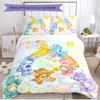 3pcs Duvet Cover Set (1*Duvet Cover + 2*Pillowcase, Without Core), Care Bears Print Soft All‑Season Bedding Set, Home Bedroom Decor Gift