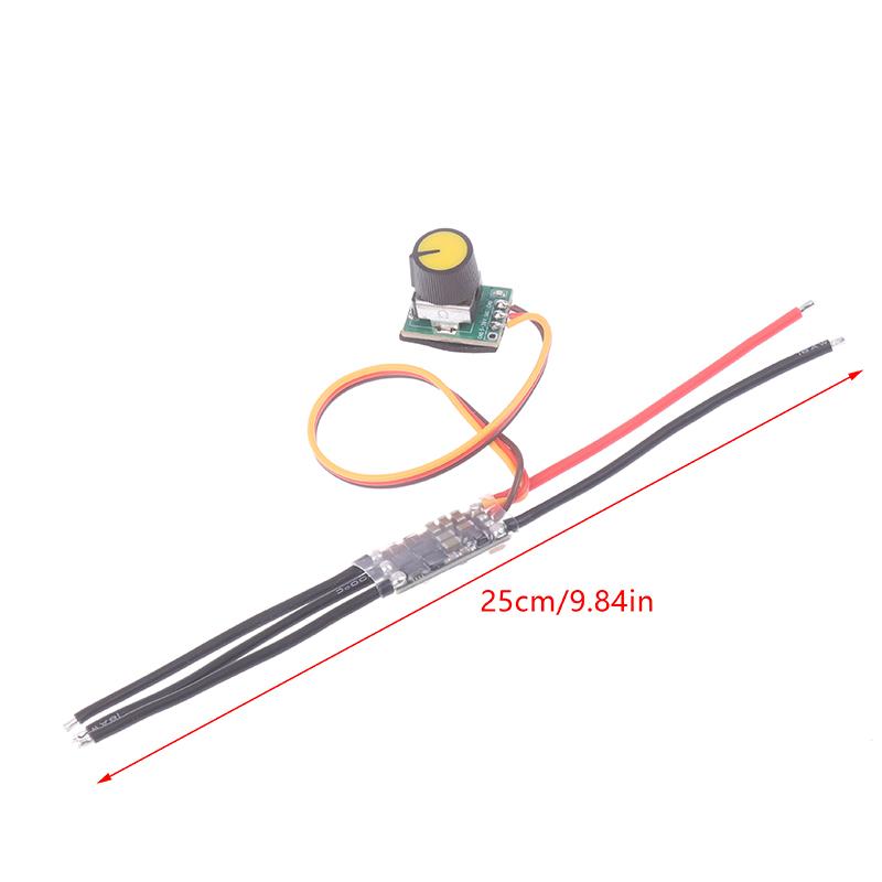 30A Бесколлекторный ESC Реактивный вентилятор Электронный регулятор скорости Драйвер двигателя Не требуется сигнал для тестера реактивного вентилятора для DIY