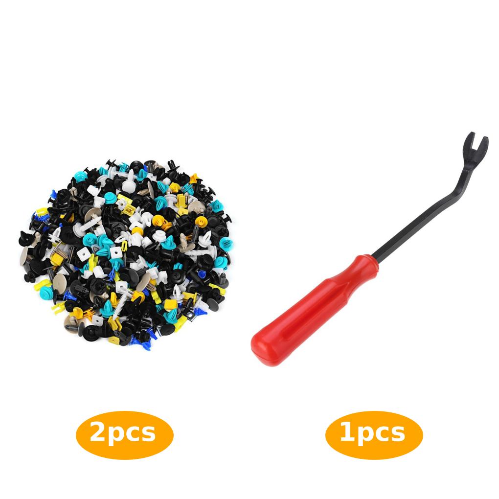 Автомобильные пластиковые заклепки для крыльев, бамперов, внутренняя отделка, набор зажимов для автомобильных аксессуаров 50/100/1000 шт.