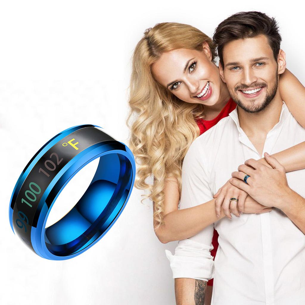 Physical Sensing Temperature Changes Display Ring