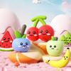 Cute Fruit Shaped Latex Squeaky Dog Toys Natural Soft Teething Chew Toy for Puppies Small Medium Dogs Relieve Boredom