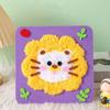 Sewing Needle and Thread Painting Cartoon Animal Felt Sewing Kit  Beginners