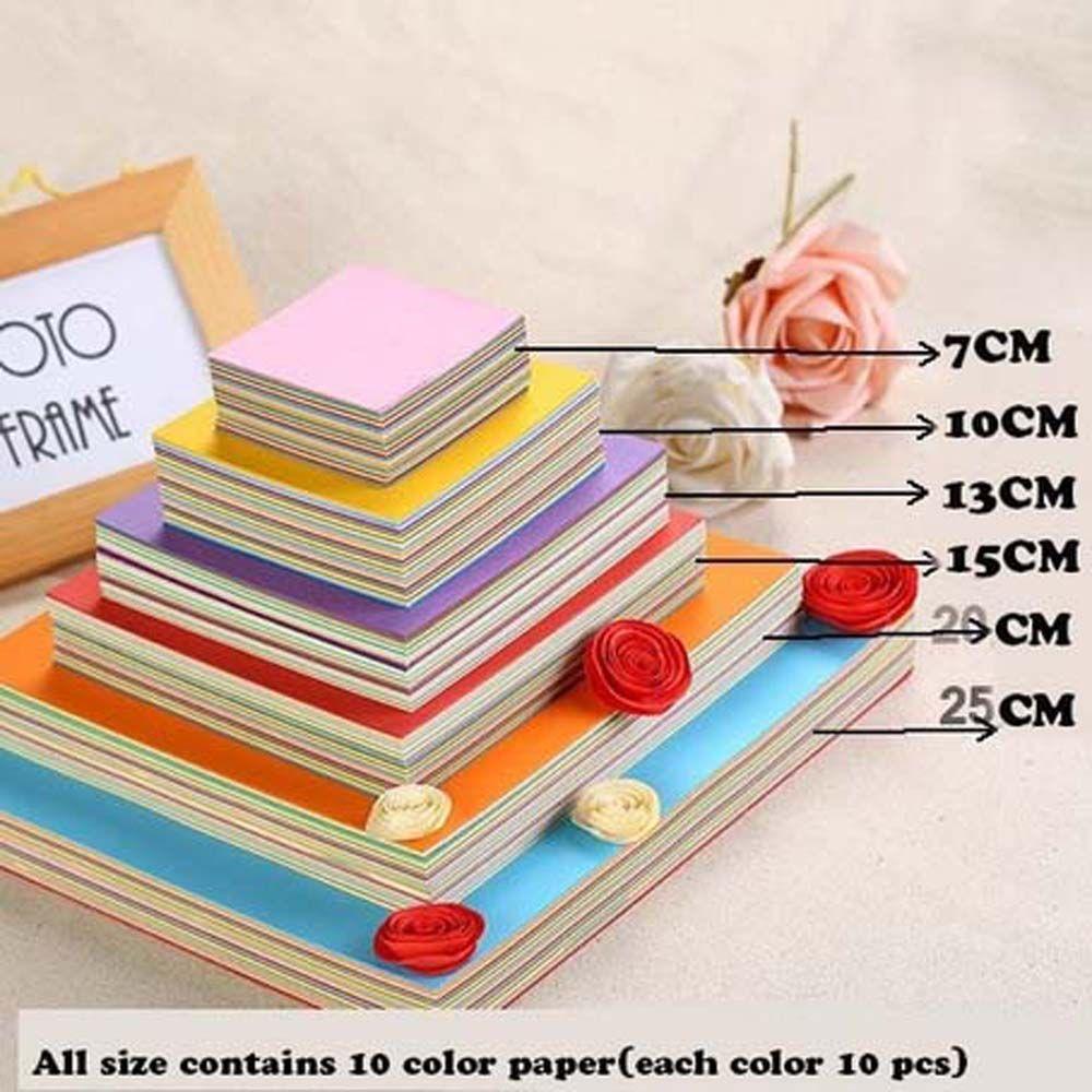 For DIY Folding Paper Double Sided Decoration Hand-cut Paper Handmade Paper Color Paper Origami