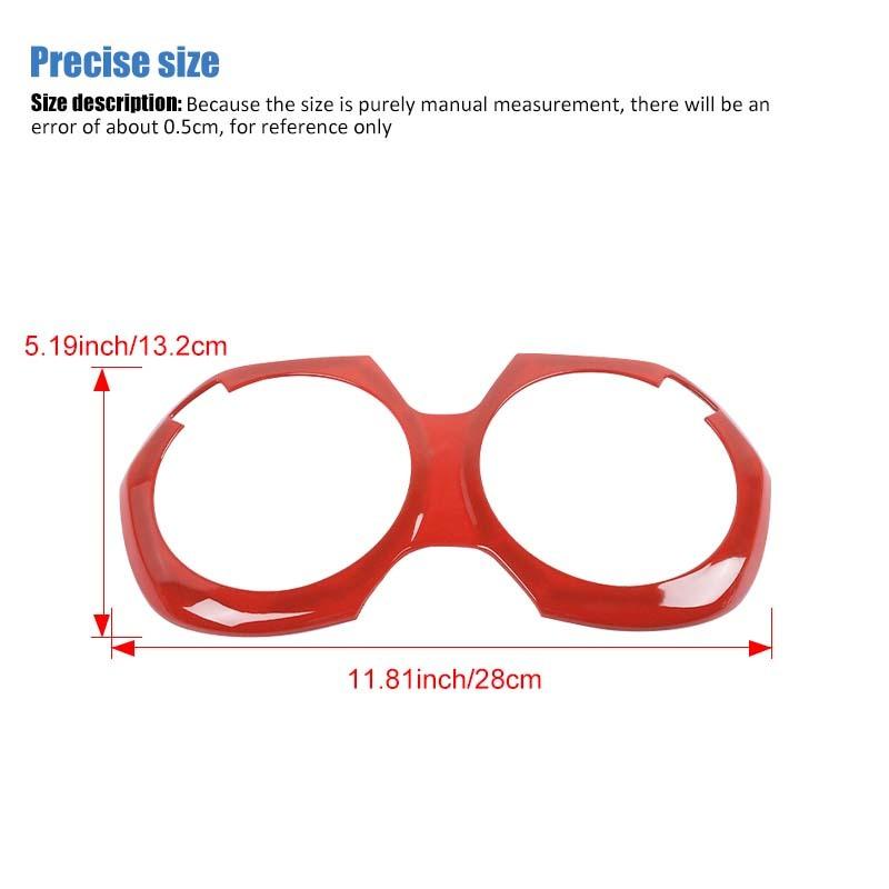 Центральное управление кондиционером, декоративная панель, защитная наклейка для Chevy Camaro 2016 Up, автомобильные аксессуары из АБС-пластика, желтый