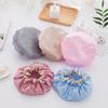 Women's Double-layer Waterproof Shower Cap - Thick Anti-Oil, Hair Washing & Bathing Cap
