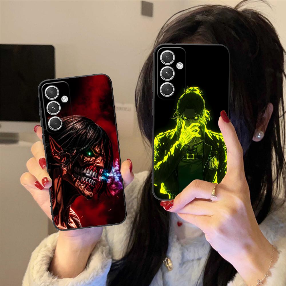 Чехол для мобильного телефона AOT Эрен для Samsung Galaxy S25 S24 S23 S22 S21 S20 Note20 Plus FE Ultra Цветной Защитный Роскошный Чехол