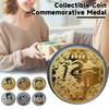2025 Snake Commemorative Coin Chinese New Year Collectible Iron Coin Year of The Snake Badge Coin for Wealth And Good Luck